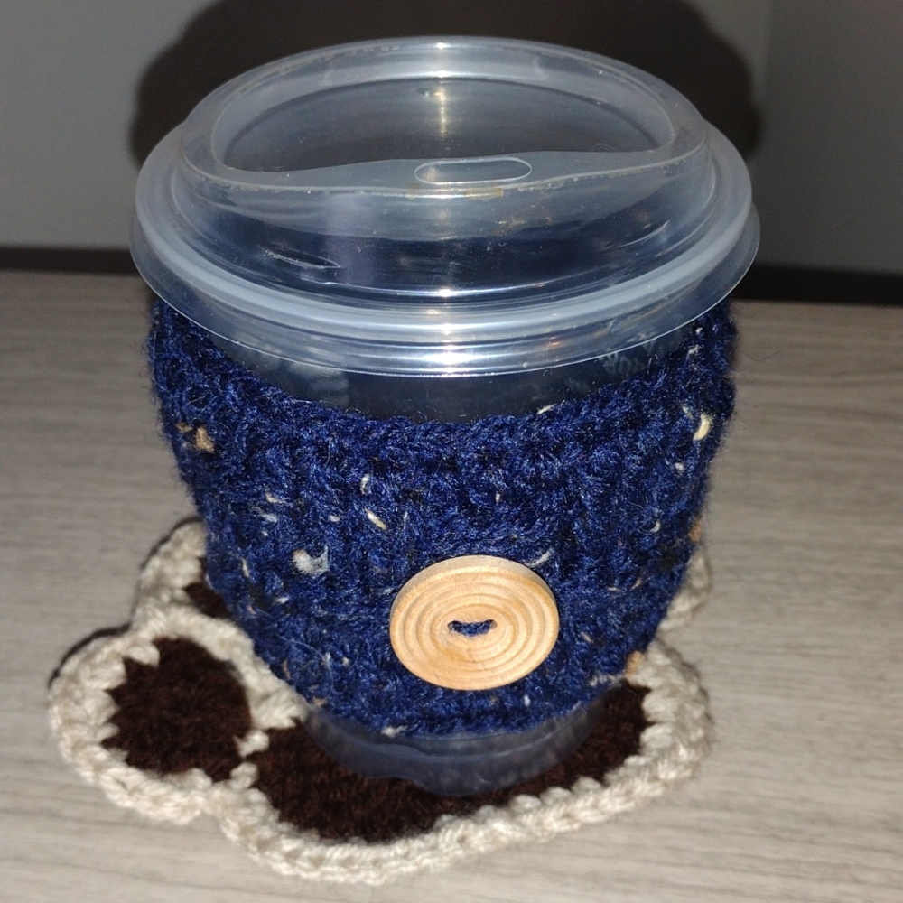 Cup cozy handmade